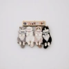 Four plush cat dolls, cute and soft fabric ornaments for home decoration details Picture